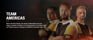 Alberta operator competing in Caterpillar’s Global Operator Challenge at CONEXPO in Las Vegas