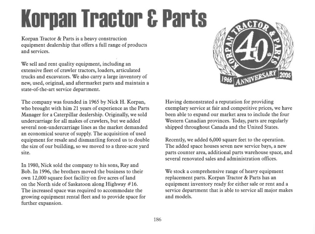 Korpan Tractor and Parts Korpan Tractor and Parts