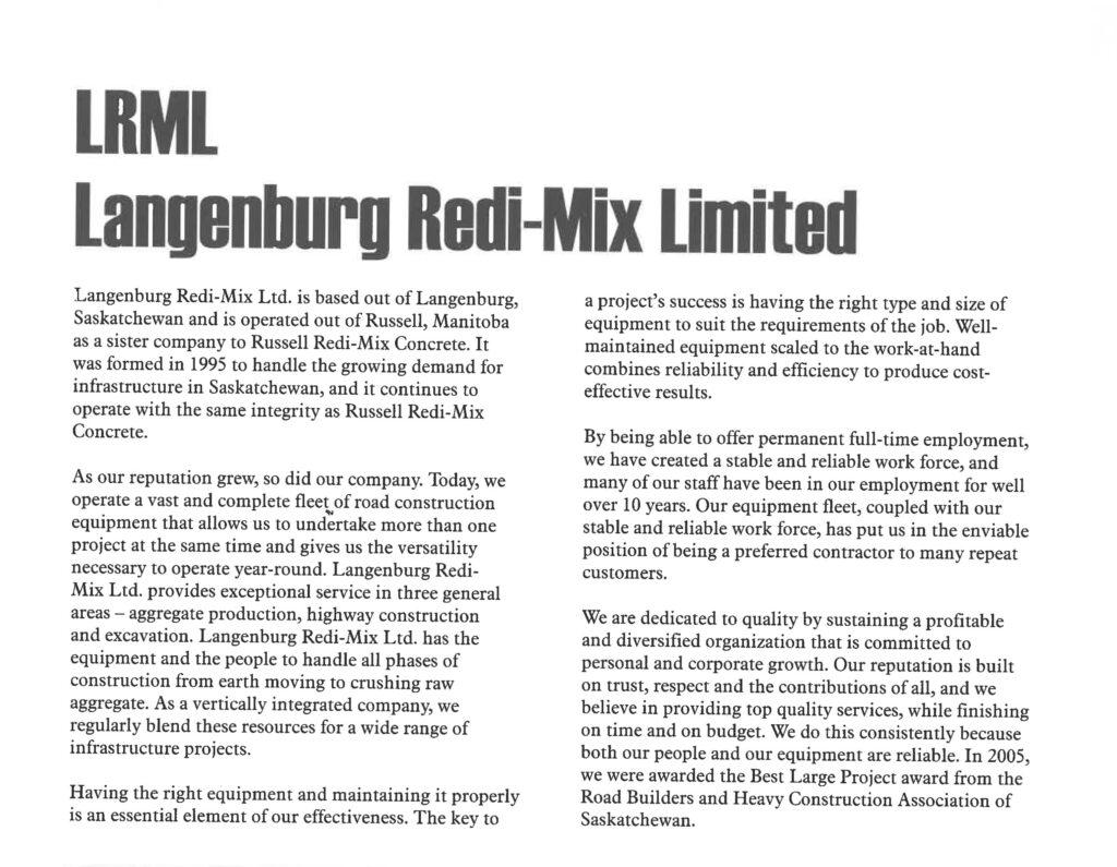 Langenburg aRedi-Mix