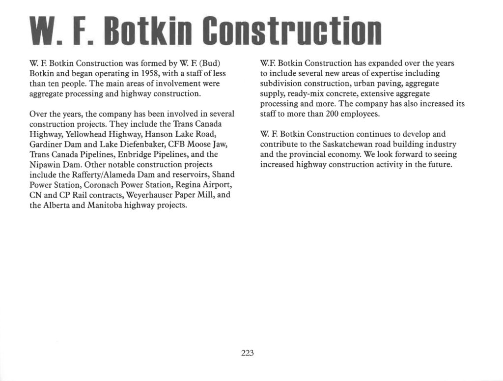 WF Botkin Construction
