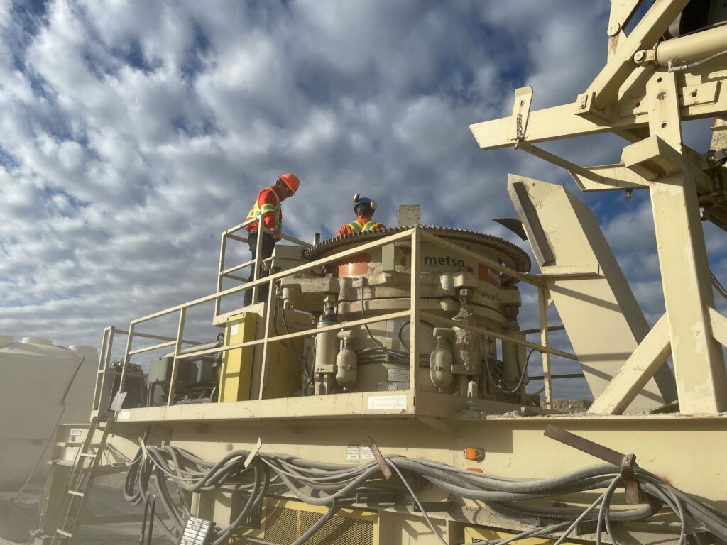 workers on the construction site