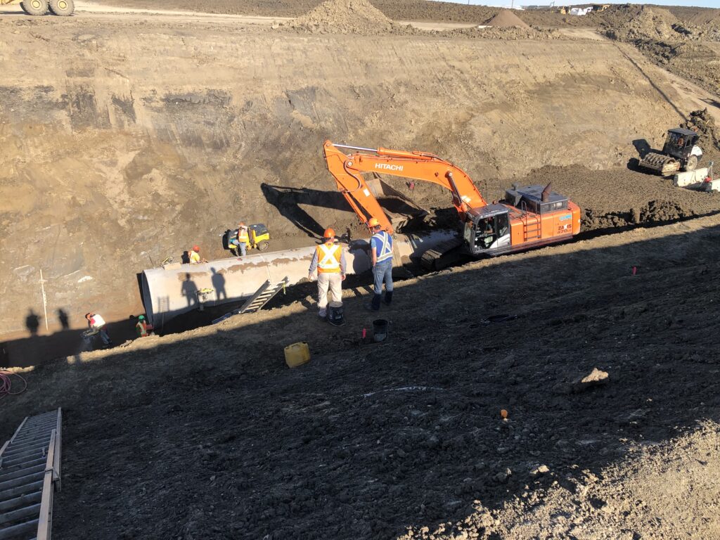 Murray Macala discusses excavation.