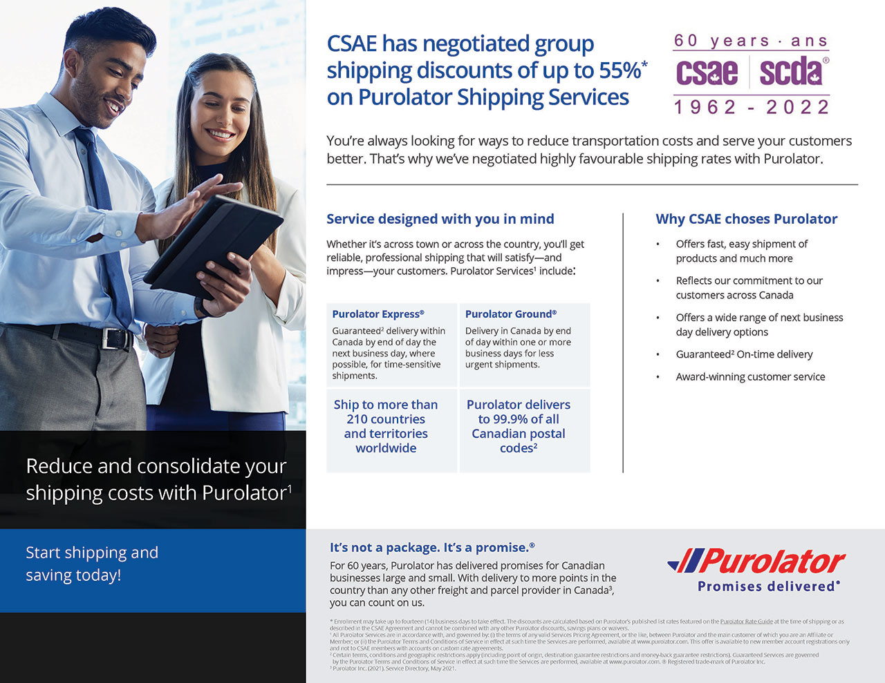 Purolator CSAE Sell Sheet