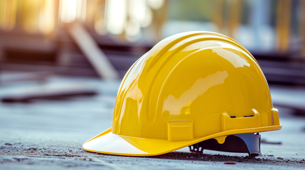 Yellow hard hat