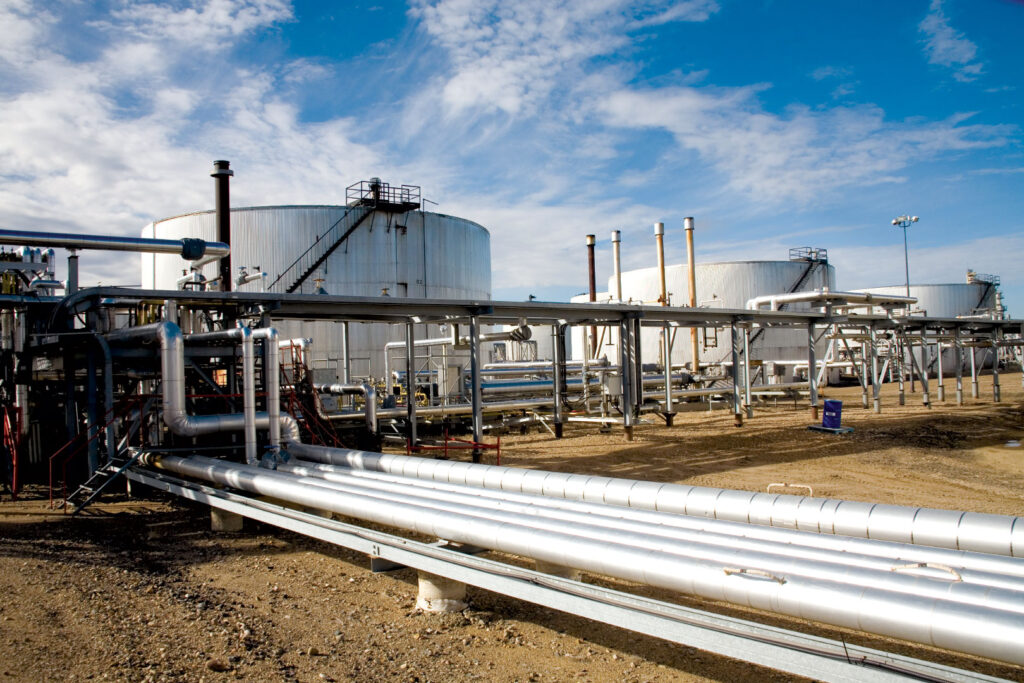 Exterior view of refinery