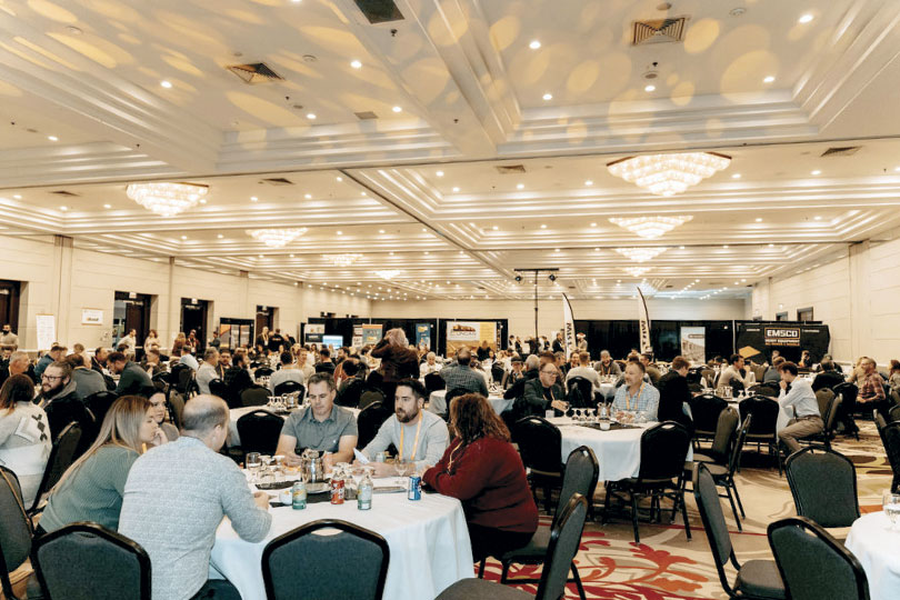 SHCA Infrastructure Summit & Trade show attendees sitting at tables