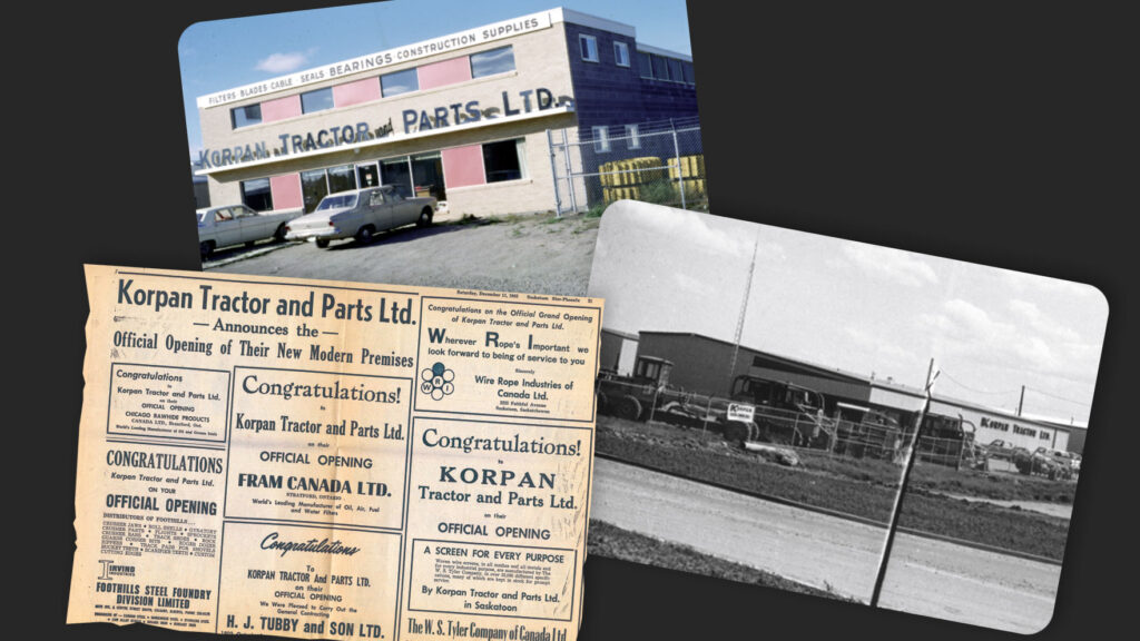 Collage of vintage Korpan photos