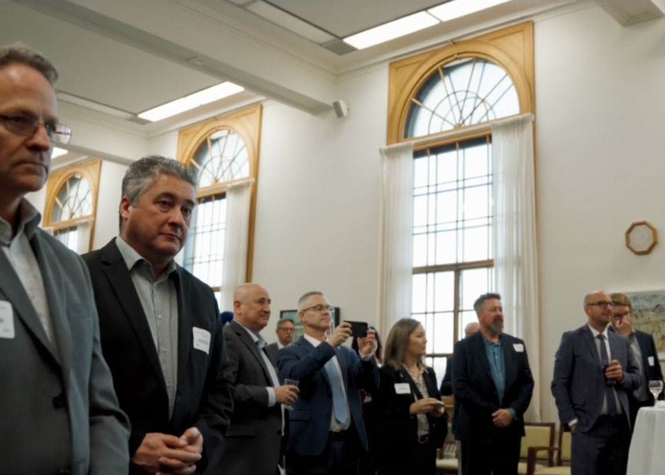 Still image from previous MLA reception video