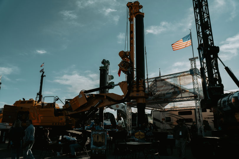 Exhibitor equipment at CONEXPO-CON/AGG 2026
