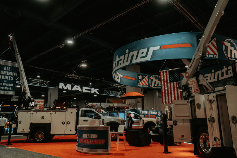 Exhibitor equipment at CONEXPO-CON/AGG 2026