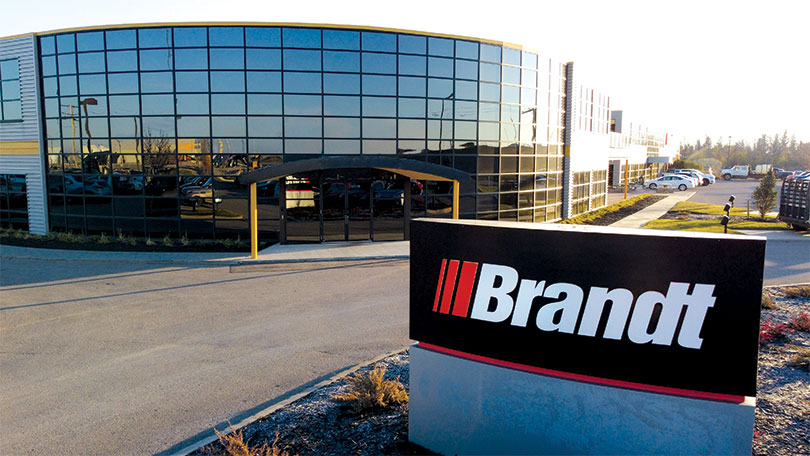 Exterior of Brandt facility