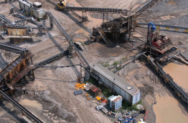 Canadian rare earth mining site. Ontario, Canada - August 1, 2024