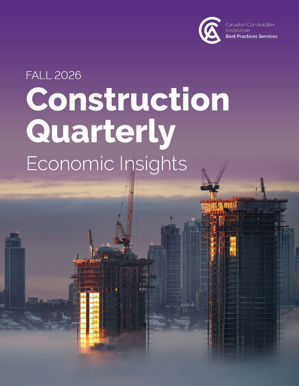 Cover of Construction Quarterly Economic Insights Report