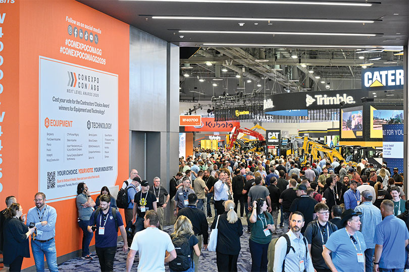 Attendees inside CONEXPO-CON/AGG 2026